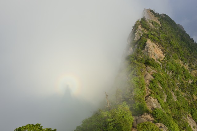 石鎚山頂の景色